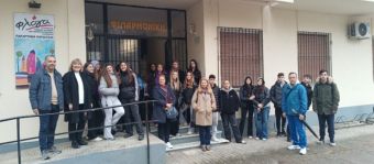 Επίσκεψη μαθητών της Α' τάξης του 5ου ΓΕΛ Καρδίτσας στο Σύλλογο ΦΛΟΓΑ