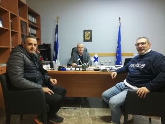 Συνάντηση του Διευθυντή Π.Ε. Καρδίτσας με τον Γενικό Διευθυντή της ΠΑΕ Αναγέννηση Καρδίτσας
