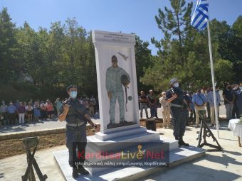 Μορφοβούνι: Αποκαλυπτήρια μνημείου Σμηναγού Γ. Μπαλταδώρου (+Φώτο +Βίντεο)