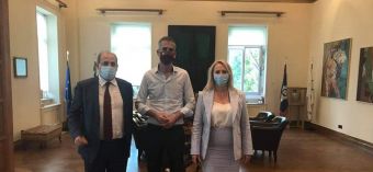 Συνάντηση συνεργασίας του προέδρου της "Πανθεσσαλικής Στέγης" με το Δήμαρχο Αθηναίων