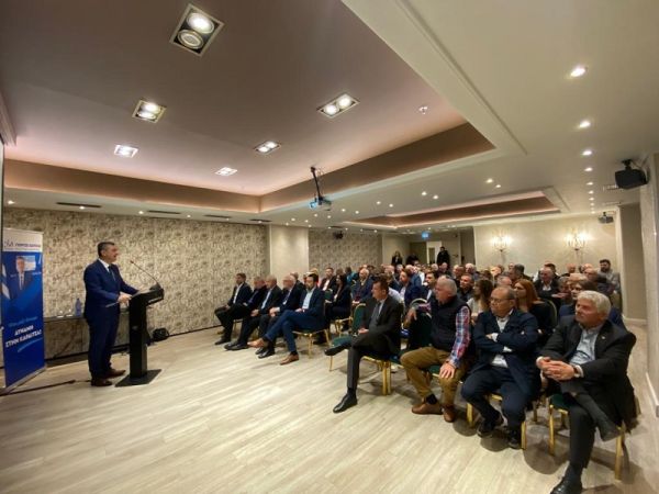 «Θερμή υποδοχή επιφύλαξαν στον Υποψήφιο Βουλευτή Γιώργο Κωτσό οι απόδημοι της Θεσσαλονίκης»
