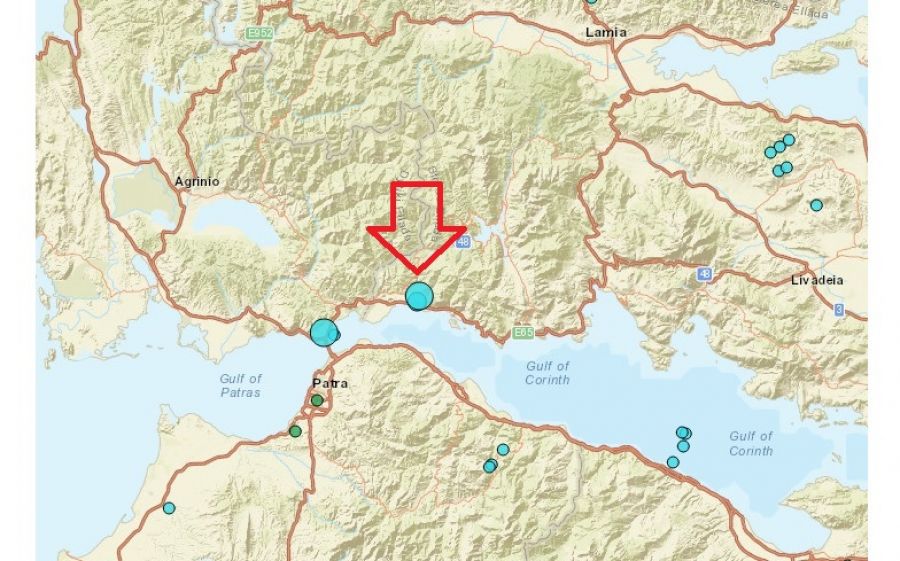 Σεισμός 4,5 Ρίχτερ στη Ναύπακτο