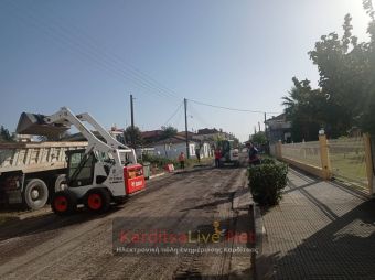 Καρδίτσα: Εργασίες ασφαλτόστρωσης σε εξέλιξη στην οδό Θεσσαλιώτιδος (+Φωτο +Βίντεο)