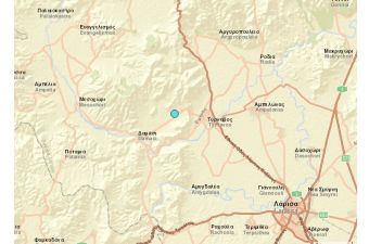 Σεισμός 3,6 Ρίχτερ με επίκεντρο κοντά στον Τύρναβο