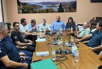 Στο Δήμο Λίμνης Πλαστήρα για τις ζημιές από την κακοκαιρία "Daniel" Τριαντόπουλος, Ζαχαράκη και Αγοραστός