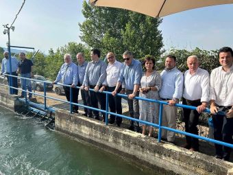 Επίσκεψη Κυβερνητικού Κλιμακίου στο αρδευτικό δίκτυο του ΤΟΕΒ Ταυρωπού - Ενημέρωση σχετικά με τις αποκαταστάσεις της βασικής υποδομής του δικτύου
