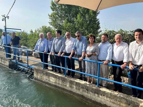 Επίσκεψη Κυβερνητικού Κλιμακίου στο αρδευτικό δίκτυο του ΤΟΕΒ Ταυρωπού - Ενημέρωση σχετικά με τις αποκαταστάσεις της βασικής υποδομής του δικτύου