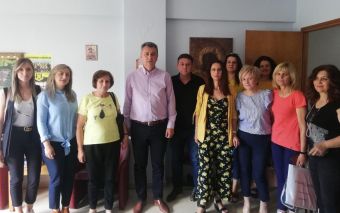 Συνάντηση του Γ. Κωτσού με το Σωματείο Εργαζομένων του προγράμματος "Βοήθεια στο Σπίτι" ν. Καρδίτσας