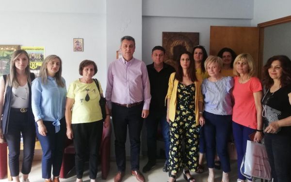 Συνάντηση του Γ. Κωτσού με το Σωματείο Εργαζομένων του προγράμματος "Βοήθεια στο Σπίτι" ν. Καρδίτσας