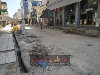 Προχωρά γρήγορα η ανάπλαση σε κεντρική πλατεία - πεζόδρομο Τερτίπη όπου θα μπουν και μεγάλα δένδρα! (+Φώτο +Βίντεο)