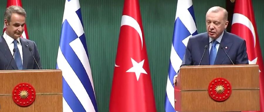 Κυρ. Μητσοτάκης στον Ταγίπ Ερντογάν: Δίπλα στις διαπιστωμένες διαφωνίες μας μπορούμε να γράφουμε παράλληλη σελίδα με τις συμφωνίες μας - Απάντηση Ερντογάν