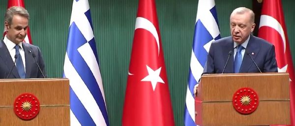Κυρ. Μητσοτάκης στον Ταγίπ Ερντογάν: Δίπλα στις διαπιστωμένες διαφωνίες μας μπορούμε να γράφουμε παράλληλη σελίδα με τις συμφωνίες μας - Απάντηση Ερντογάν