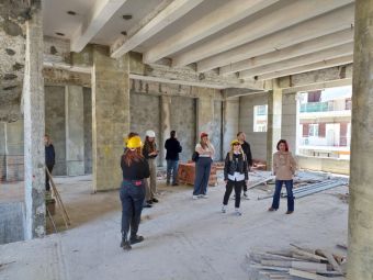 Επίσκεψη του τμήματος Αρχιτεκτόνων Μηχανικών της Πολυτεχνικής Σχολής του Π.Θ. στα δύο υπό αποκατάσταση και αποπεράτωση κτίρια της Ι.Μ.Θ.Φ.