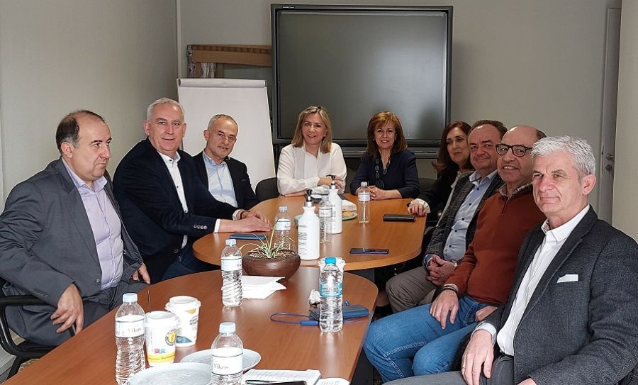 Επίσκεψη της Υφ. Παιδείας Ζ. Μακρή στην Περιφερειακή Δ/νση Εκπαίδευσης Θεσσαλίας
