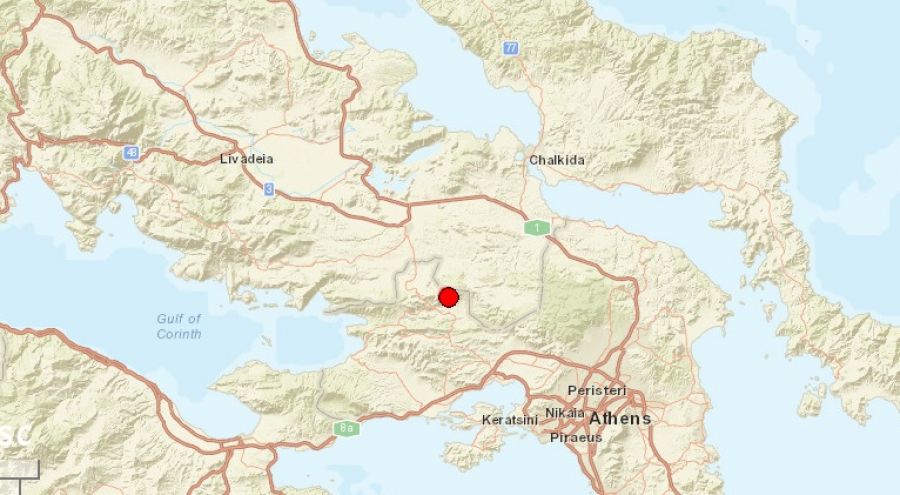 Σεισμική δόνηση 3,9 Ρίχτερ στην Αττική το βράδυ του Σαββάτου (28/12)