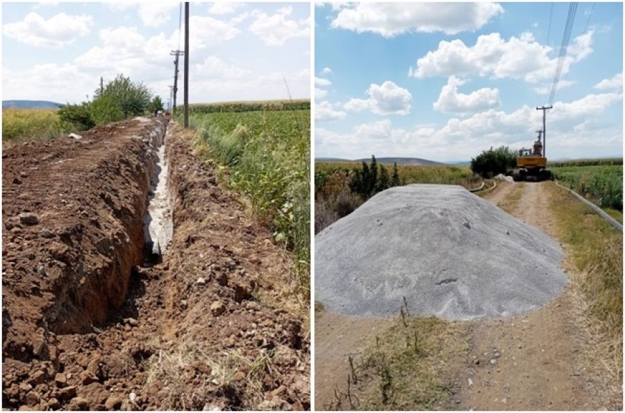 Ολοκληρώθηκαν οι εργασίες κατασκευής υπόγειων αγωγών άρδευσης σε Λόφο, Πολυδάμειο, Κάτω Βασιλικά και Ερέτρια