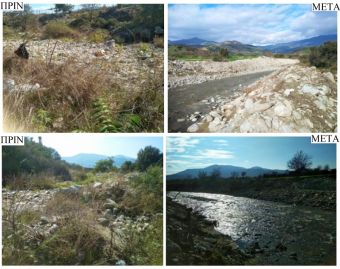 Σε εξέλιξη τα αντιπλημμυρικά έργα σε μήκος 18 χλμ. ρέματα στον Δήμο Τεμπών
