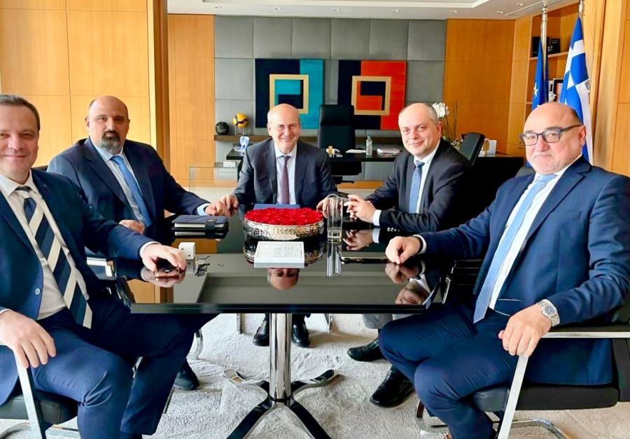 Συνάντηση του Βουλευτή της ΝΔ Ν. Καρδίτσας κ. Τέλη Σπάνια με τον Αντιπρόεδρο της Κυβέρνησης κ. Κωστή Χατζηδάκη