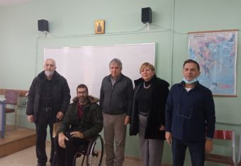 Πραγματοποίηση επίσκεψης από τον Σύλλογο Αναπήρων Καρδίτσας στο 1ο Γυμνάσιο Παλαμά