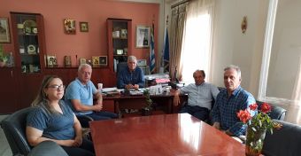 Συνάντηση μελών του Δ.Σ. του Συλλόγου Εκπαιδευτικών Π.Ε. Καρδίτσας με το Δήμαρχο Παλαμά