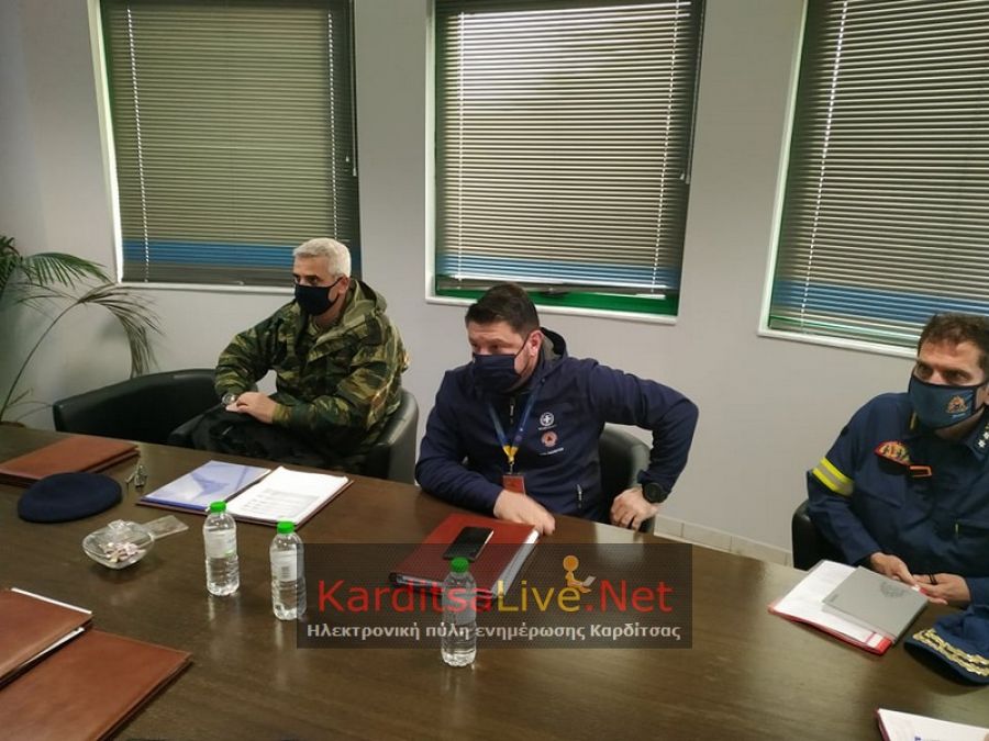 Στην Καρδίτσα έφθασε το πρωί της Πέμπτης ο Υφυπουργός Πολιτικής Προστασίας Ν. Χαρδαλιάς (+Φώτο)