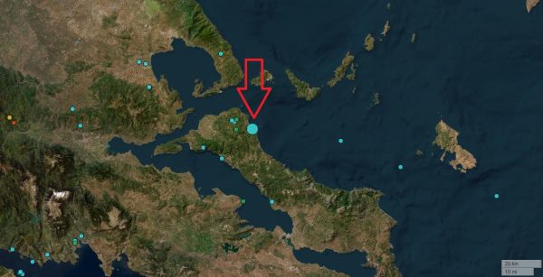 Σεισμός 4,5 ρίχτερ στη βόρεια Εύβοια το βράδυ της Δευτέρας (26/8)