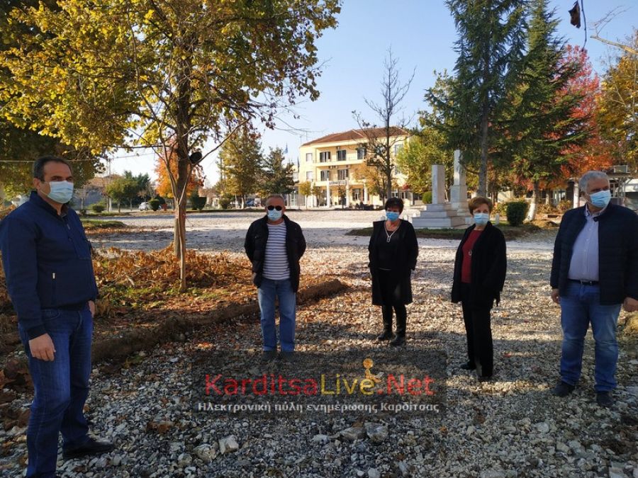 Σε εξέλιξη η ανακατασκευή της κεντρικής πλατείας Παλαμά με προϋπολογισμό 1 εκατ. Ευρώ (+Φώτο +Βίντεο)