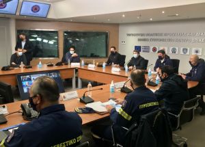 Νέα σύσκεψη στη Γ.Γ. Πολιτικής Προστασίας για τη "Μήδεια" - Απαγόρευση κυκλοφορίας φορτηγών στην Ε.Ο. από Λάρισα έως Αθήνα