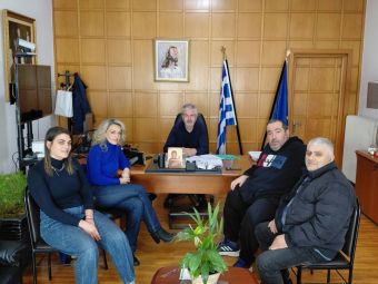 Επίσκεψη της ΔΗΜ.Τ.Ο. Νέας Δημοκρατίας Σοφάδων στο Δήμαρχο Δημ. Κατσή
