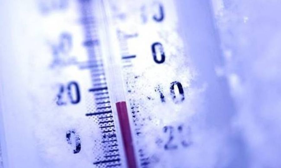 Αρνητικές θερμοκρασίες το πρωί της Δευτέρας σε όλο το ν. Καρδίτσας