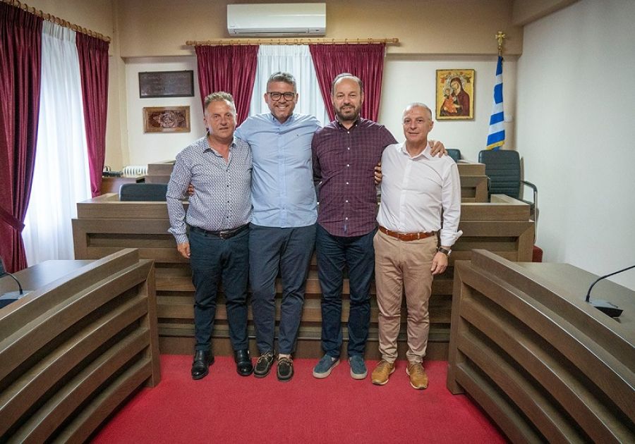 Με Φάνη Στάθη και "Νέα Πορεία" Χρ. Κουτρομάνος - Χρ. Πολυμερόπουλος - Ηλ. Τρυφέρης