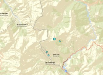 Ασθενής σεισμική δόνηση 3,4 Ρίχτερ στα όρια Τρικάλων - Άρτας