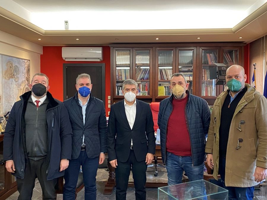 Συνάντηση της Διοίκησης του Επιμελητηρίου Καρδίτσας με τον Περιφερειάρχη Θεσσαλίας Κ. Αγοραστό