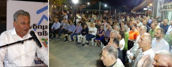 Πανδημοτική Πρωτοβουλία: "Σύνθημα νίκης στα εγκαίνια του εκλογικού κέντρου του Θάνου Σκάρλου"