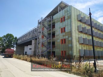 Ανατέθηκε η σύμβαση για την καταγραφή ζημιών από τον "Ιανό" στο υπό κατασκευή Διοικητήριο Καρδίτσας