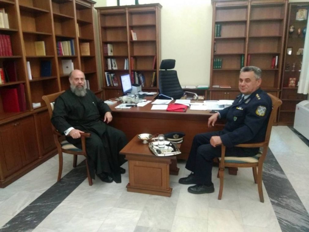 Εθιμοτυπική επίσκεψη του νέου Αστυνομικού Διευθυντή Καρδίτσας στο Μητροπολίτη