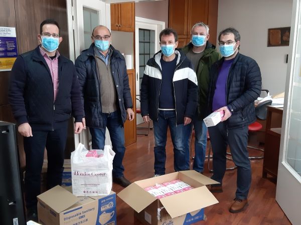 Παραλαβή 6.000 μασκών από τον Ιατρικό Σύλλογο Καρδίτσας
