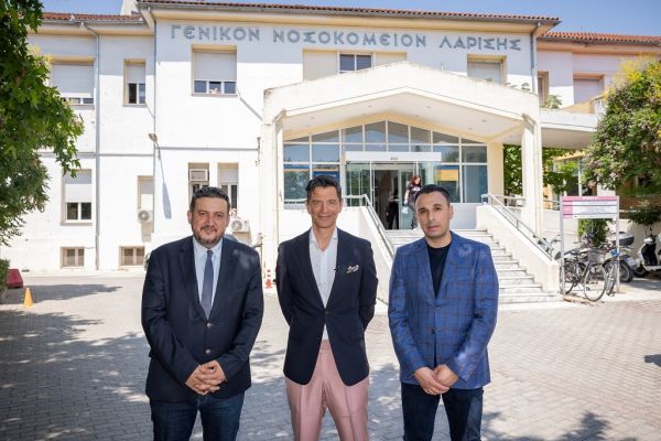 Από την καρδιά της φύσης στην ψυχή της κοινωνίας: Η ΘΕΟΝΗ, μαζί με τον πρεσβευτή της Σάκη Ρουβά, σήμαναν την έναρξη των εργασιών ανακαίνισης της Παιδιατρικής Κλινικής του Γ.Ν. Λάρισας
