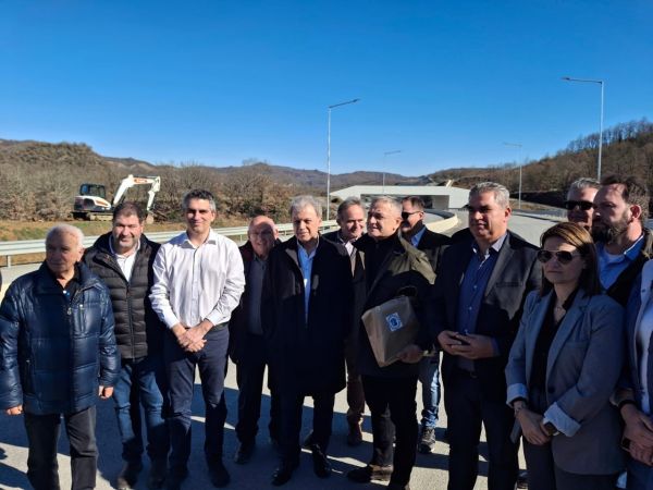 Χρίστος Δήμας: Στο 93% η πρόοδος κατασκευής στο Βόρειο Τμήμα του Αυτοκινητοδρόμου Ε65