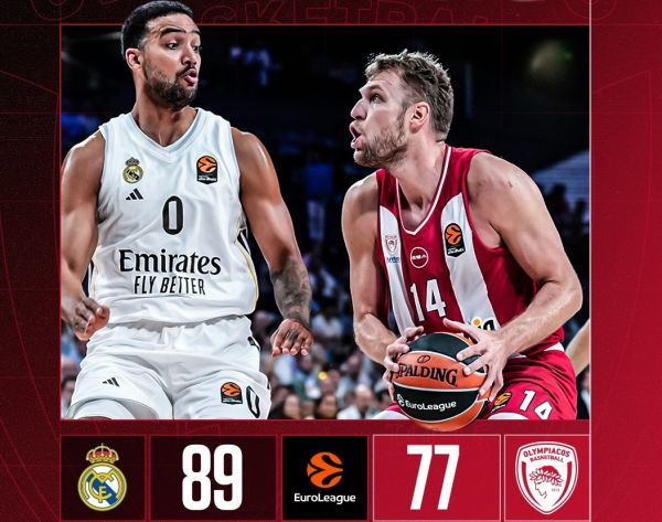 Euroleague: "black out" στην 4η περίοδο για τον Ολυμπιακό και ήττα στην Μαδρίτη - Αποτελέσματα και βαθμολογία 2ης αγωνιστικής