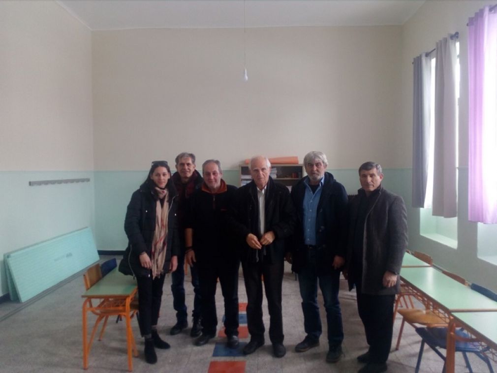 Ολοκληρώθηκαν οι εργασίες βαψίματος του Δημοτικού Σχολείου και του Νηπιαγωγείου Αγναντερού