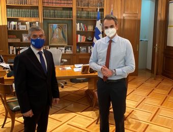 Συνάντηση Μητσοτάκη - Αγοραστού: Συζητήθηκαν αγροτικές αποζημιώσεις, φράγματα, σεισμός, Ιανός και Αχελώος