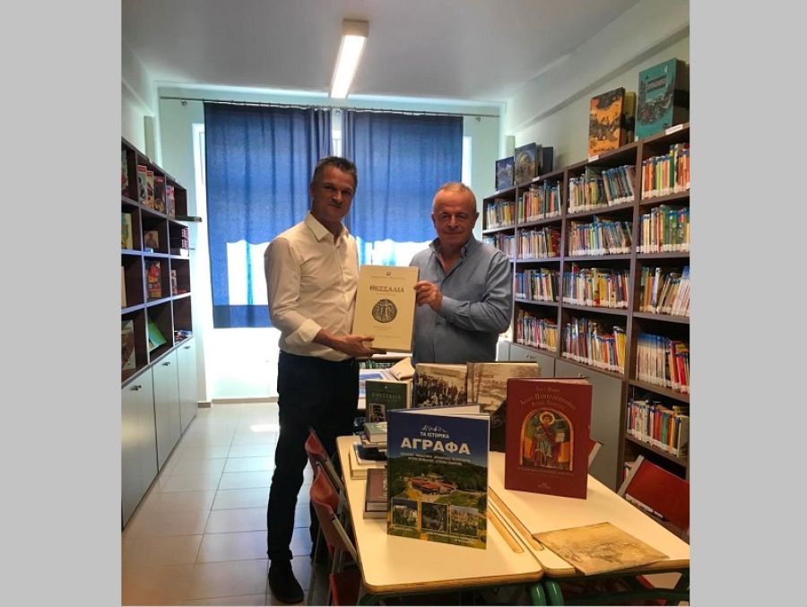 Βιβλία της Περιφέρειας Θεσσαλίας για την ενίσχυση της Βιβλιοθήκης του Δημοτικού Σχολείου Δαμασίου