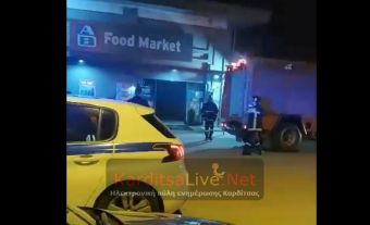 Υλικές ζημιές προκάλεσε πυρκαγιά στα γραφεία Super Market στον Παλαμά