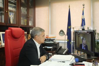 Τηλεδιάσκεψη για το υδροηλεκτρικό έργο της Μεσοχώρας