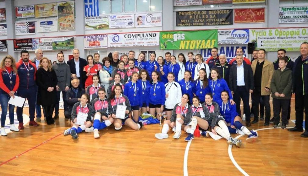 Κυπελλούχος Γυναικών βόλεϊ Κεντρικής Ελλάδας στέφθηκε στο κλειστό του Παλαμά ο Φιλαθλητικός Λάρισας