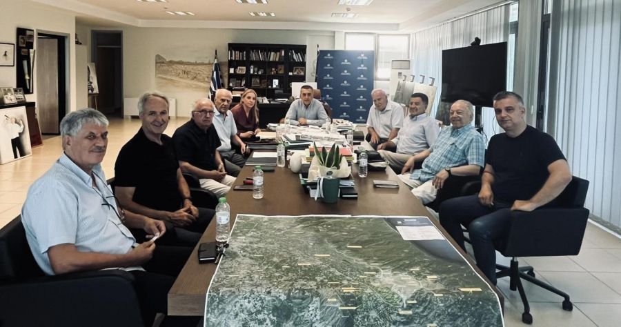Συνάντηση του Περιφερειάρχη Θεσσαλίας, Δημ. Κουρέτα, με μέλη της Ομάδας Πρωτοβουλίας για το υδατικό πρόβλημα