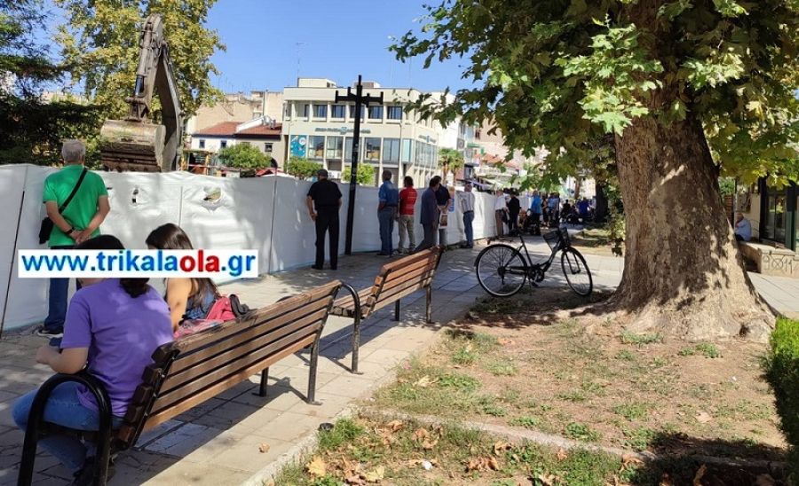 Ανακοίνωση της Εφορείας Αρχαιοτήτων Τρικάλων για τα αρχαιολογικά κατάλοιπα που εντοπίστηκαν στο χώρο της πλατείας