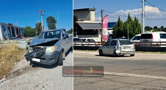 Τροχαίο υλικών ζημιών στο 2ο χλμ Καρδίτσας - Αθηνών