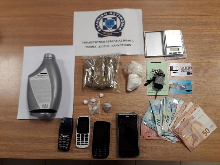 Τρεις συλλήψεις στην ευρύτερη περιοχή της Καρδίτσας για διακίνηση ναρκωτικών ουσιών